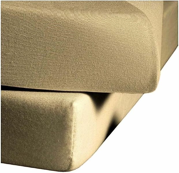 fleuresse Spannbettlaken Comfort Jerseyspannlaken, 96% Baumwolle, günstig online kaufen