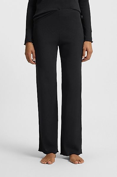 BOSS Pyjamahose "Cosy Waffle" aus Baumwoll-Mix mit Waffelstruktur günstig online kaufen