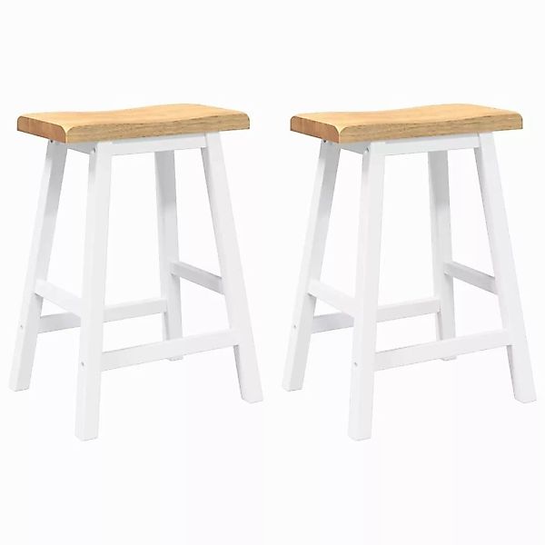 vidaXL Barhocker Barhocker 2 Stk. Weiß günstig online kaufen