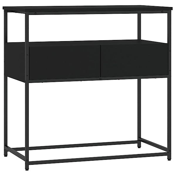 vidaXL Konsolentisch, Beistelltisch Schwarz 75x40x75 cm günstig online kaufen