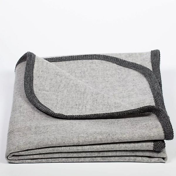 Decke Aus 100% Merinowolle, Leichtloden In Rot, Blau, Grün, Pink, Grau günstig online kaufen