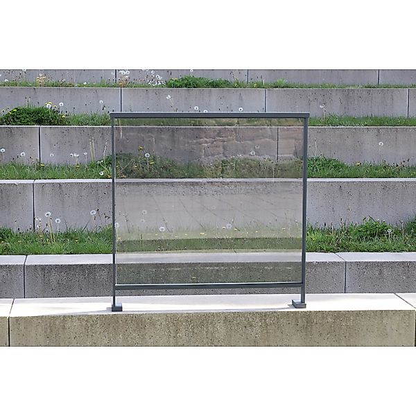 Dieda Geländer Linus Vario Aluminium 100 cm x 100 cm Anthrazit günstig online kaufen