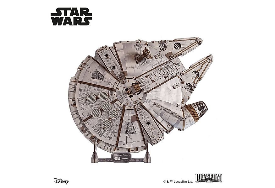 UGEARS Modellbausatz Ugears Star Wars® - Millennium Falcon Mechanisches Hol günstig online kaufen
