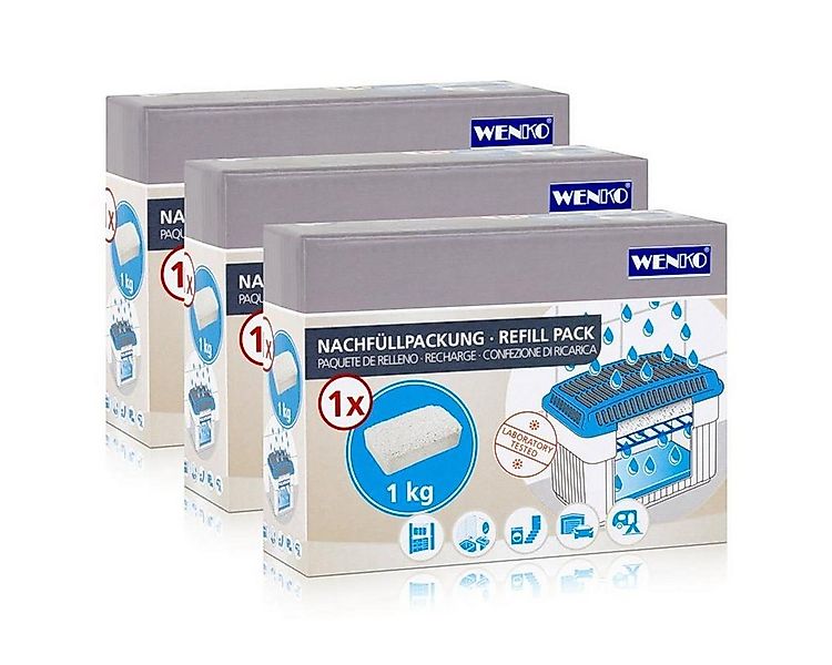 WENKO Luftentfeuchter 3x Wenko Nachfüllpackung Feuchtigkeitskiller Raum-Ent günstig online kaufen