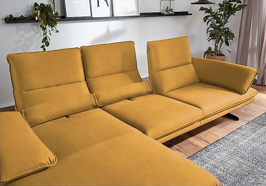 W.SCHILLIG Ecksofa »broadway, Designsofa mit tollem Sitzkomfort« Sitztiefen günstig online kaufen