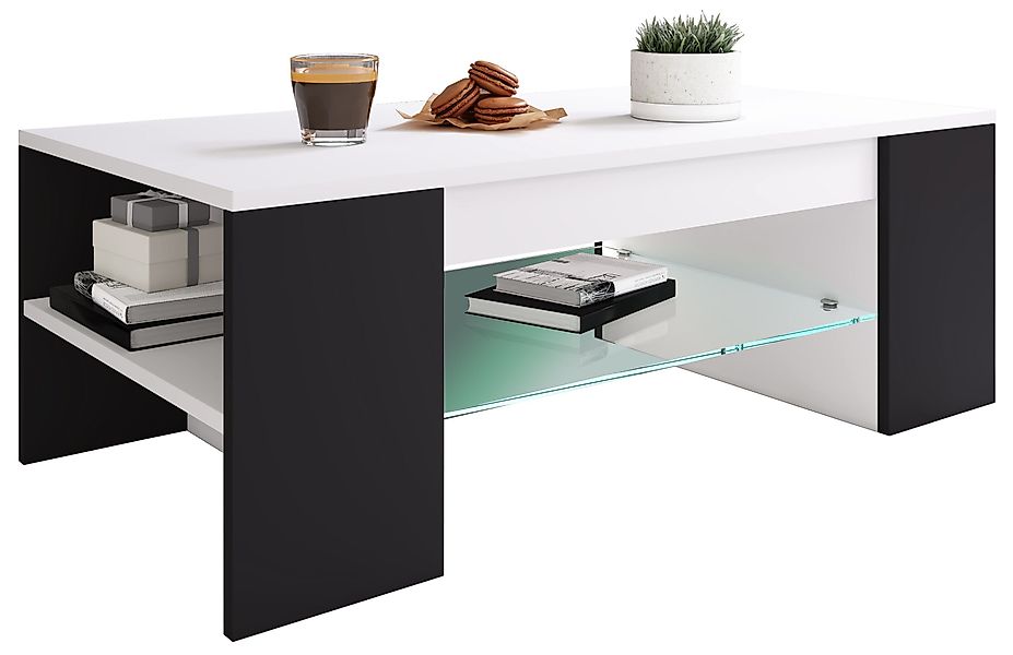 VCM Couchtisch Holz Sofatisch Couchtisch Schublade günstig online kaufen