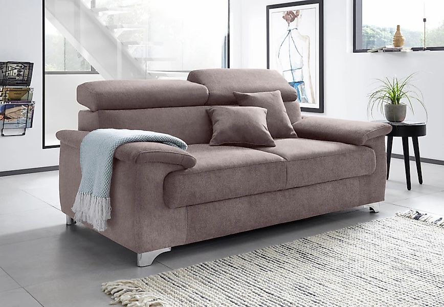 DOMO collection 2-Sitzer "Mira inklusive Kopfteilverstellung für mehr Wohlf günstig online kaufen