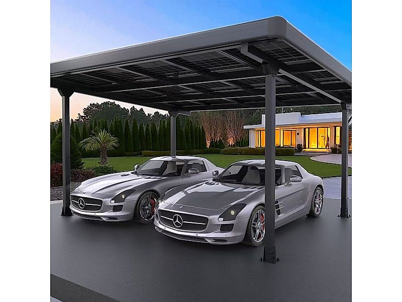 Home Feeling Doppelcarport Carport für 2 Autos inkl. 15 Module mit Dachverk günstig online kaufen