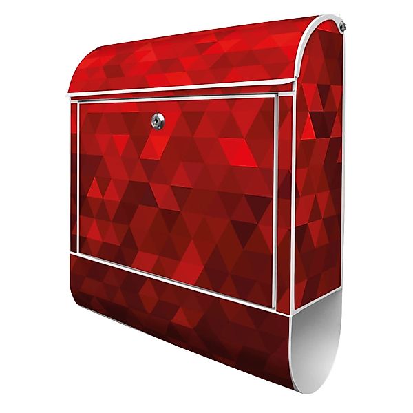 Banjado Design Briefkasten Weiß Pulverbeschichtet 39x47x14cm 2 Schlüssel Mi günstig online kaufen