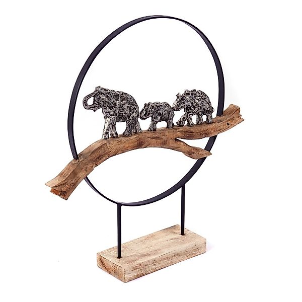 CREEDWOOD Skulptur SKULPTUR "ELEPHANTS IN RING", günstig online kaufen