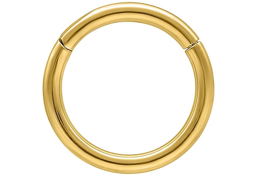 Wildcat Nasenpiercing Hinged Ring - 1.0 mm, 5.0 mm, Golden Metal, Titan Gra günstig online kaufen