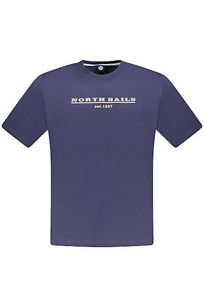 North Sails T-Shirt Herren T-Shirt Blau: Kurzarm, Rundhals mit Print günstig online kaufen