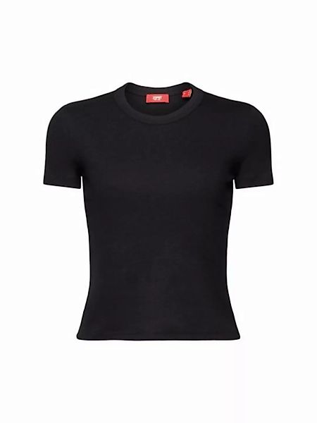 edc by Esprit T-Shirt T-Shirt aus geripptem Jersey (1-tlg) günstig online kaufen
