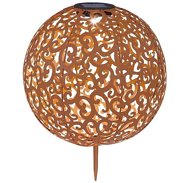 GLOBO LIGHTING Kugelleuchte, LED-Leuchtmittel fest verbaut, Warmweiß, Solar günstig online kaufen