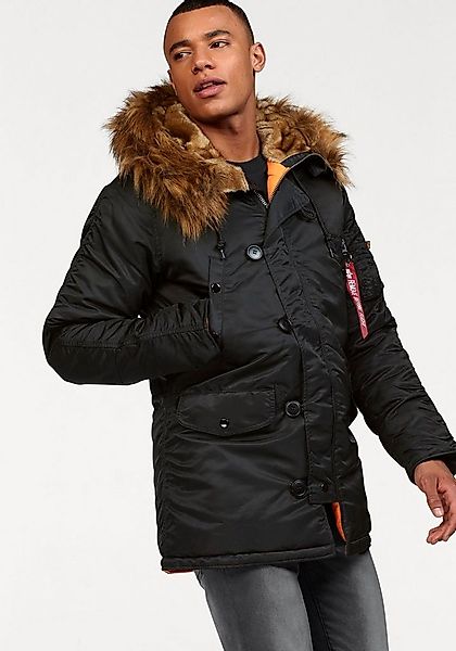 Alpha Industries Parka N3B VF 59 mit abnehmbarem Kunstfellkragen günstig online kaufen