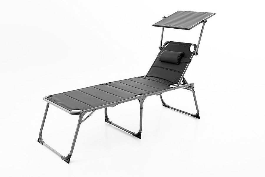 Solax-Sunshine Gartenliege XXL-Komfort-Sonnenliege verstellbar mit Kissen günstig online kaufen