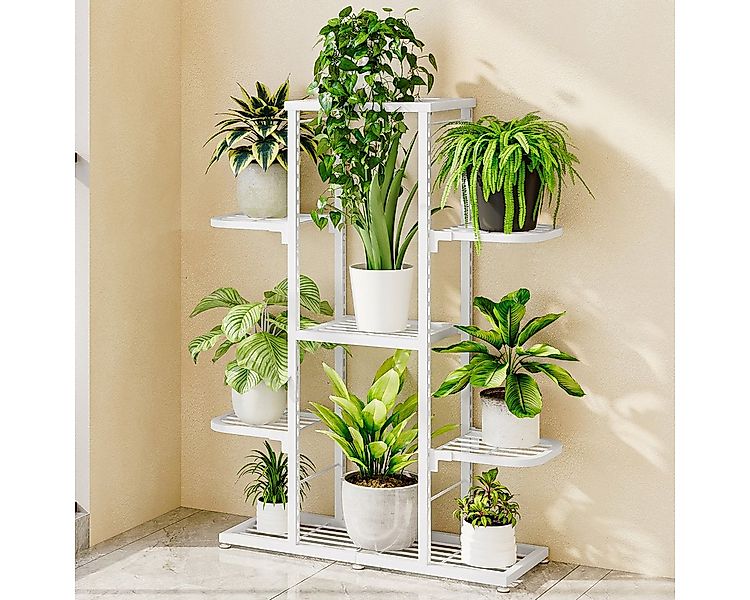 GarveeMore Blumenständer Pflanzenständer 5/7 Etagen Indoor Hohe Blumenständ günstig online kaufen