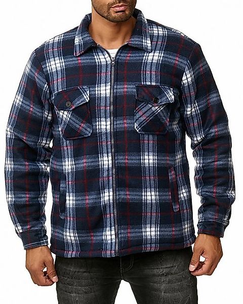 Egomaxx Blouson Fleece Holzfäller Kariert Gefüttert JOEY günstig online kaufen