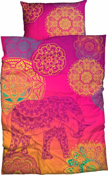 sister s. Bettwäsche "Noida" 2 Stk. tlg. mit farbenfrohen Mandalas günstig online kaufen