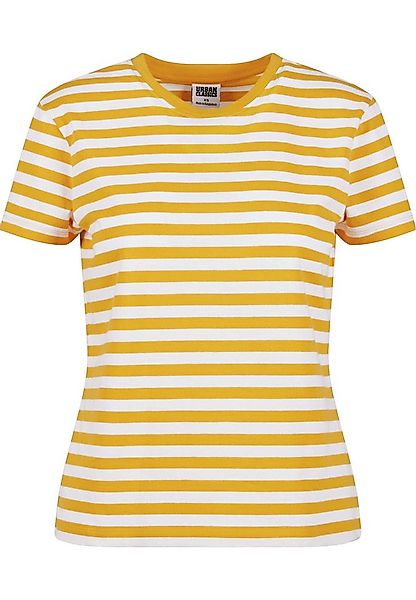 URBAN CLASSICS T-Shirt Urban Classics Damen Ladies Regular Striped Tee (1-t günstig online kaufen