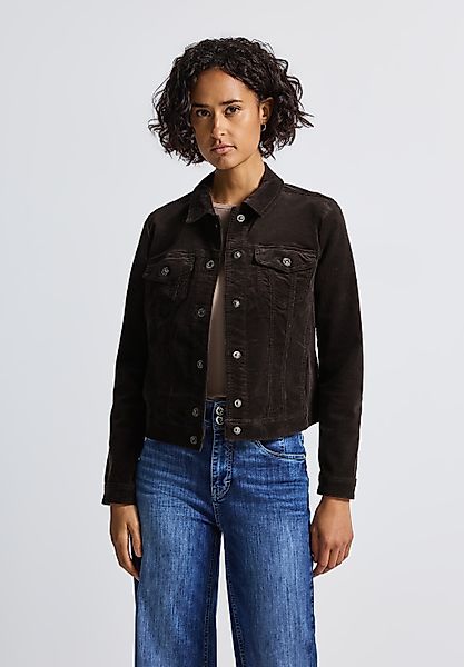 STREET ONE Cordjacke ohne Kapuze in Cord-Optik günstig online kaufen