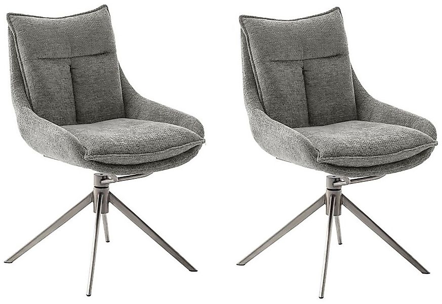 MCA furniture Esszimmerstuhl, Strukturstoff, (2er-Set), drehbar 360°, Dreh- günstig online kaufen
