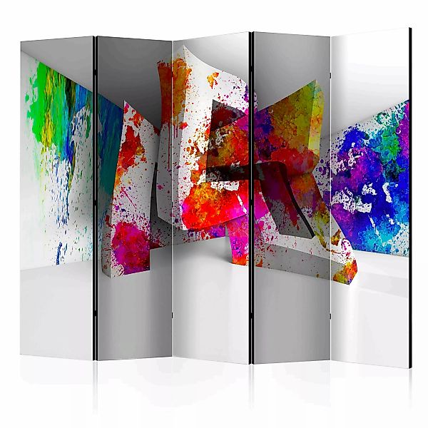 5-teiliges Paravent - Three-dimensional Shapes Ii [room Dividers] günstig online kaufen