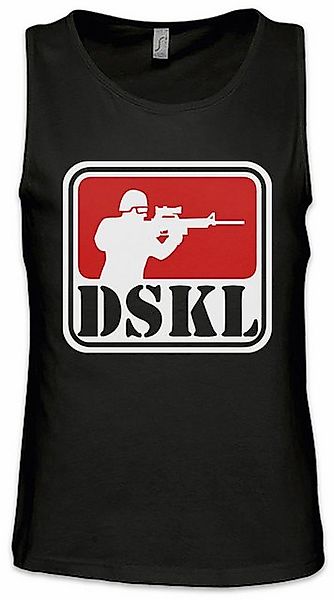 Urban Backwoods Tanktop DSKL Sniper Logo Ärmelloses T-Shirt Cyber Role Play günstig online kaufen