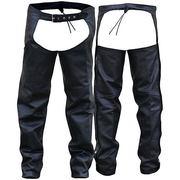 German Wear Reithose GW690-Chap black Motorradchaps Motorrad Biker Leder Ch günstig online kaufen