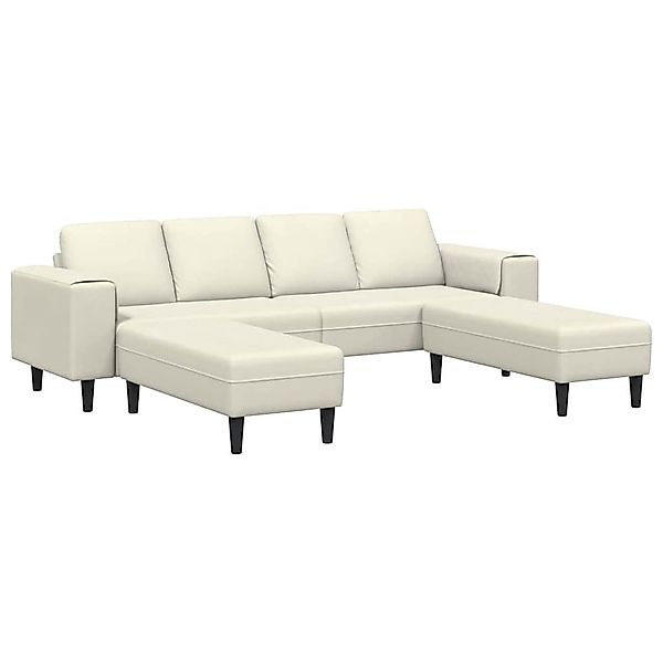 vidaXL Sofa Sofa Set Creme Samt, günstig online kaufen