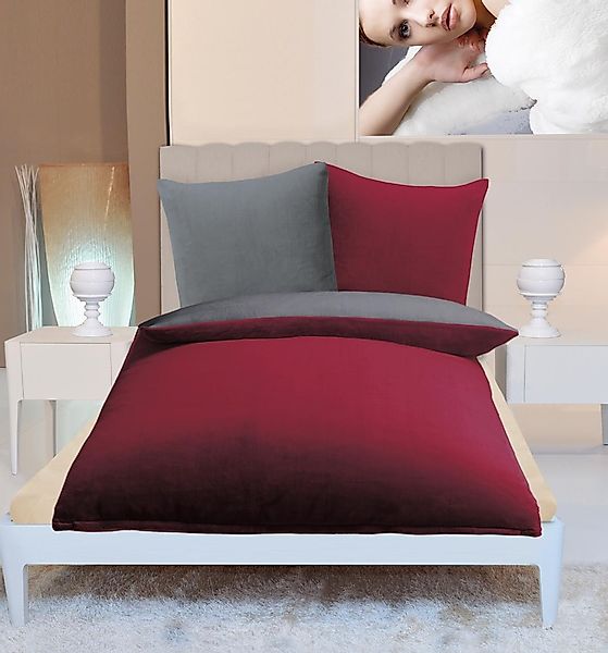 Gözze Wendebettwäsche "Superflausch in Gr. 135x200 oder 155x220 cm" 2 Stk. günstig online kaufen