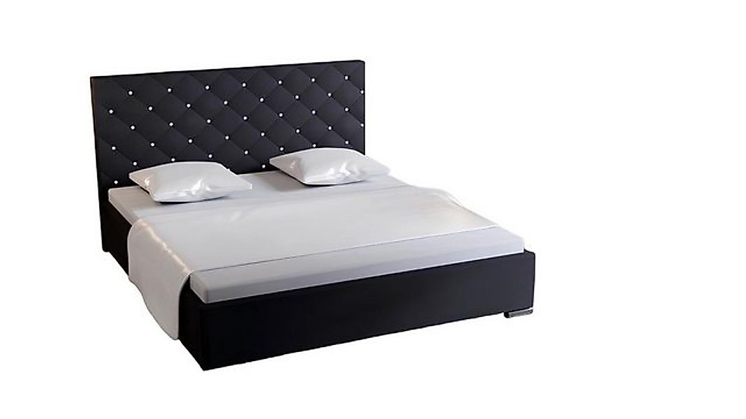 JVmoebel Bett Designer Bett Schlafzimmer Betten Textil Hotel Luxus Polster günstig online kaufen