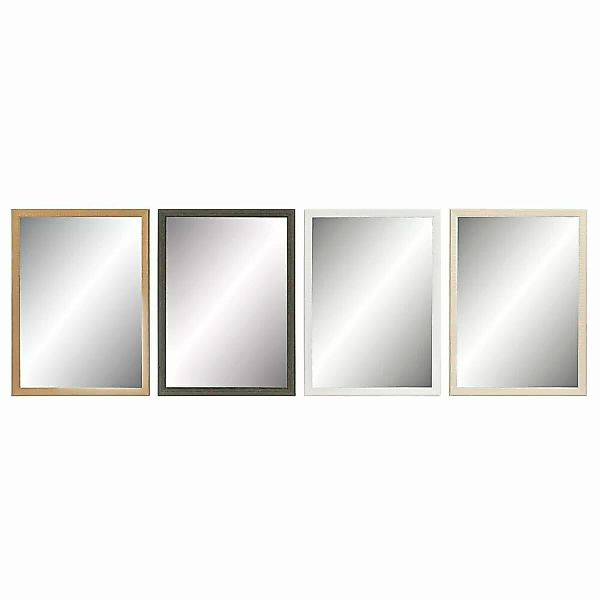 Wandspiegel Dkd Home Decor Kristall Natürlich Grau Braun Weiß Ps 4 Stück (5 günstig online kaufen