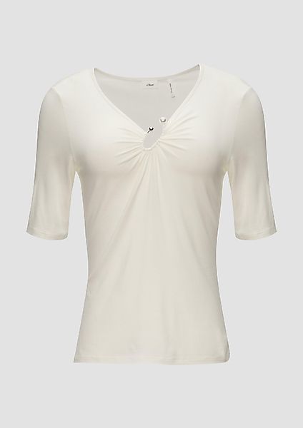 s.Oliver BLACK LABEL Kurzarmshirt T-Shirt mit günstig online kaufen