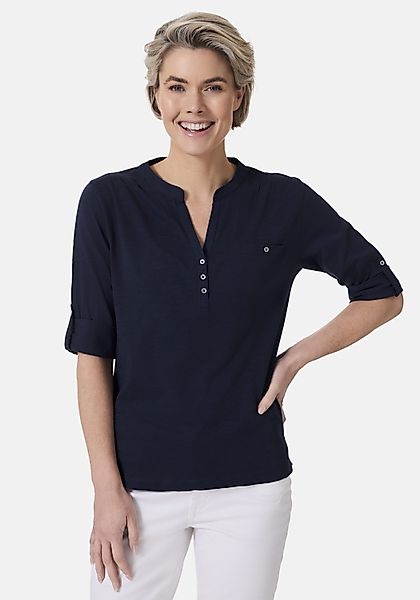 STOOKER WOMEN 3/4-Arm-Shirt "MARIE T-Shirt 3/4 - Arm" Regular Fit Slub Yarn günstig online kaufen