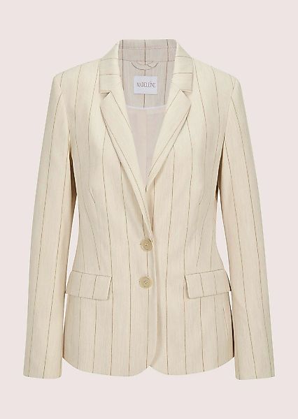 MADELEINE Jackenblazer "Blazer Longblazer mit Nadelstreifen" Pattentaschen günstig online kaufen