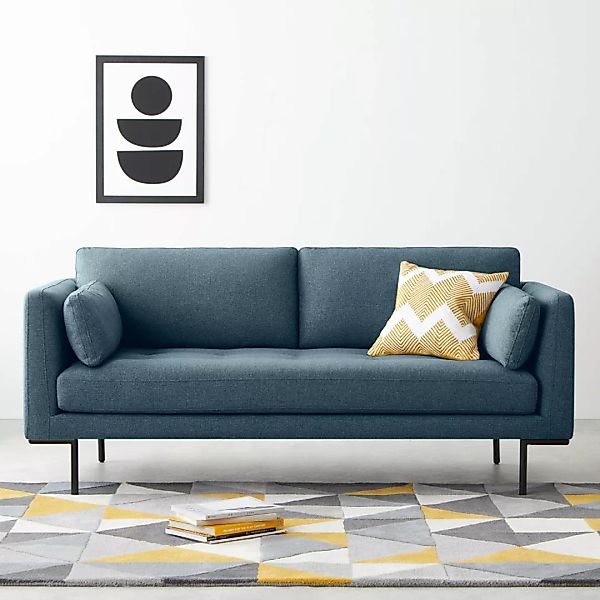 Harlow grosses 2-Sitzer Sofa, Orleansblau - MADE.com günstig online kaufen