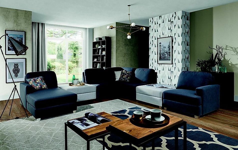 JVmoebel Ecksofa Elemente Sitzplatz Couch Polster Frei Stellbar Sofa Couche günstig online kaufen