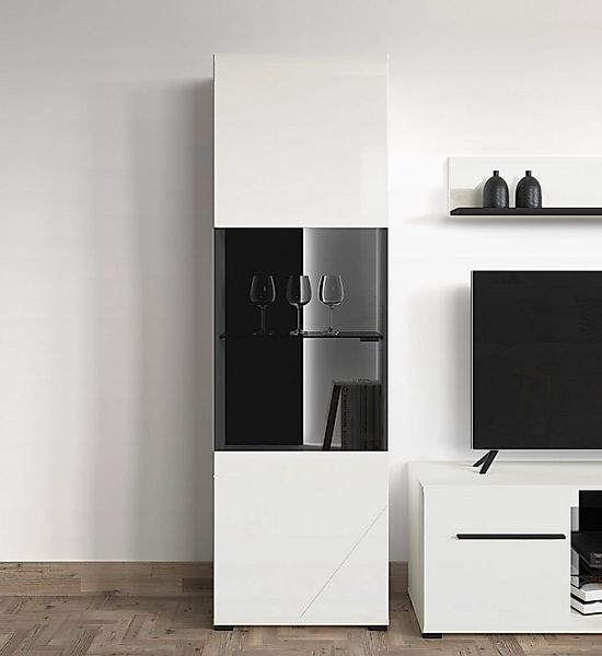 INOSIGN Vitrine "Trentino" Höhe ca. 190 cm, Soft-Close-Funktion, Hochglanzf günstig online kaufen