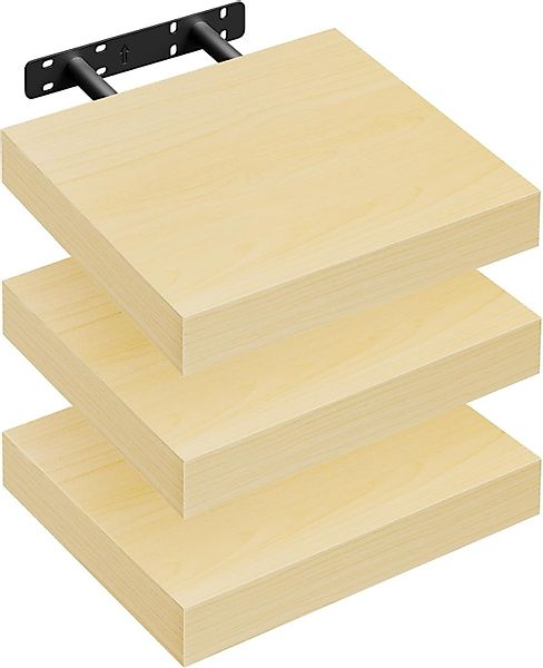 Woltu Wandregal, Set 3-tlg., Wandboard für günstig online kaufen