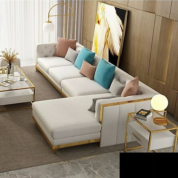 JVmoebel Ecksofa, Design Esk Ecksofa L-form Modern Sofas Ledersofa Couch günstig online kaufen