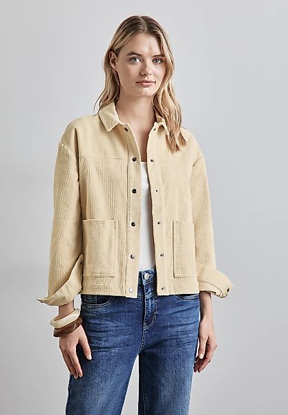 STREET ONE Cordjacke, ohne Kapuze, aus Baumwolle mit Stretchanteil günstig online kaufen