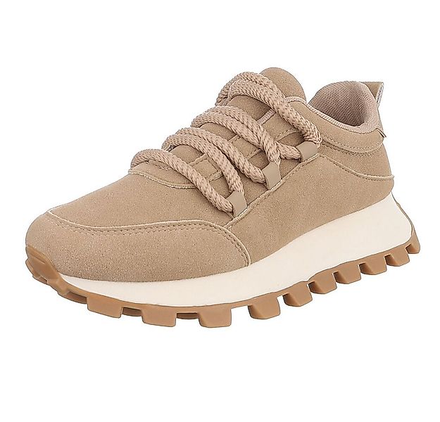 Ital-Design Lässige Sneakers mit robuster Sohle und Schnürung für Damen Sne günstig online kaufen