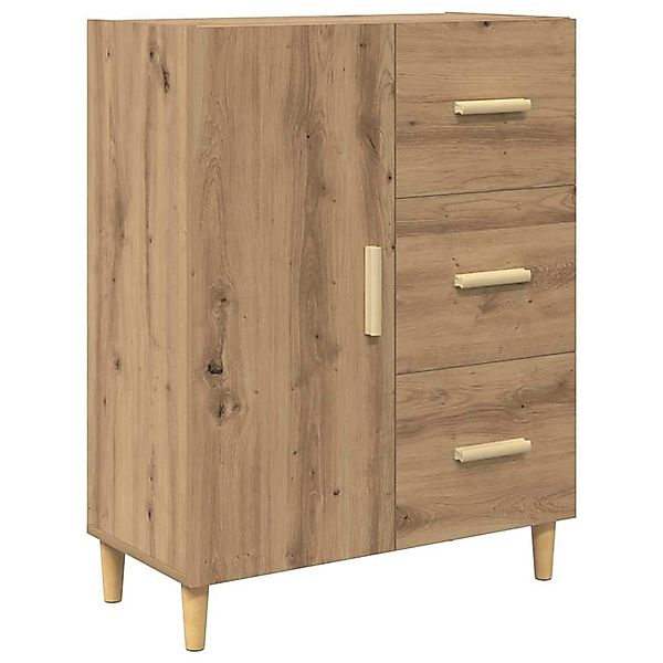 vidaXL Sideboard Eiche Handwerklich 34 x 69,5 x 90 cm Holzwerkstoff 880653 günstig online kaufen