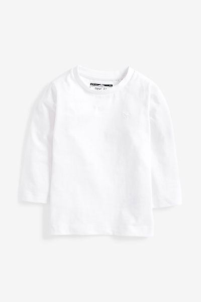 Next Langarmshirt Einfarbiges Shirt (1-tlg) günstig online kaufen