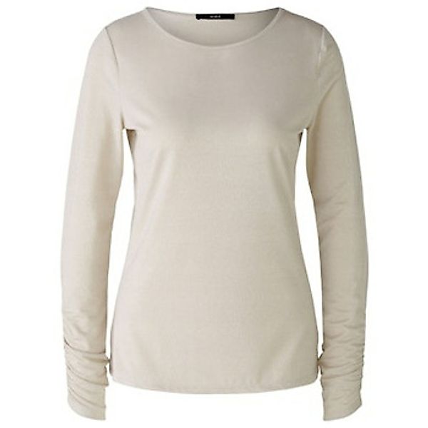 Oui  Poloshirt Rundkragen Langarmshirt für Damen günstig online kaufen