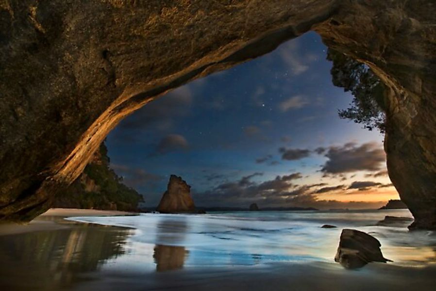 Papermoon Fototapete »Photo-Art YAN ZHANG, CATHEDRAL COVE« günstig online kaufen