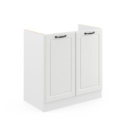 Vicco Spülenunterschrank R-Line, Weiß Landhaus/Weiß, 80 günstig online kaufen