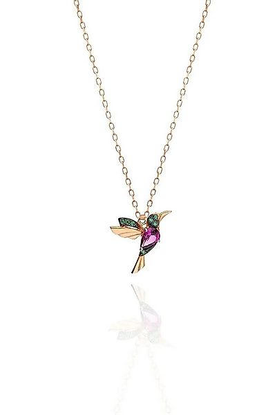 Einzelstück Kette mit Anhänger Einzelstück Kolibri Kette aus 925 Sterling S günstig online kaufen