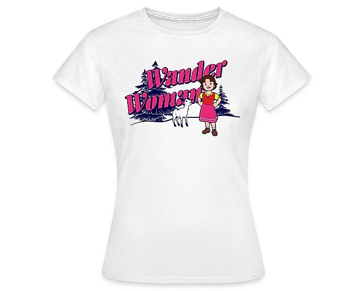Spreadshirt T-Shirt Heidi Wander Woman Frauen T-Shirt (1-tlg) günstig online kaufen